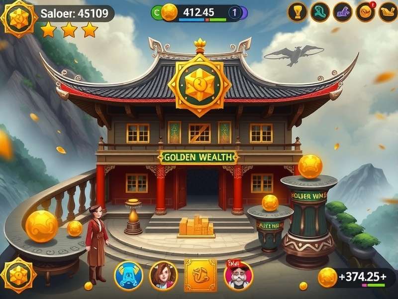 Golden Wealth Sage Game Interface